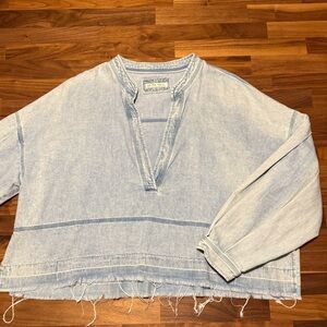 We The Free Jude Denim Pullover
